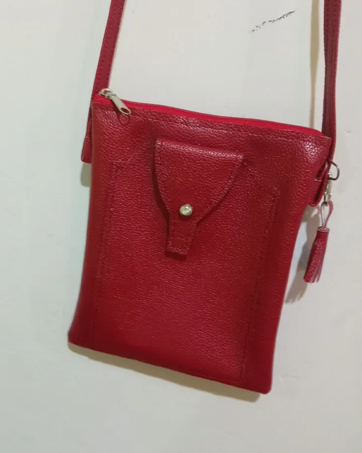 Cartera cruzada roja